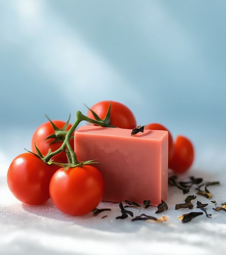 SAVON CLARIFIANT TOMATE ET HIBSCUS